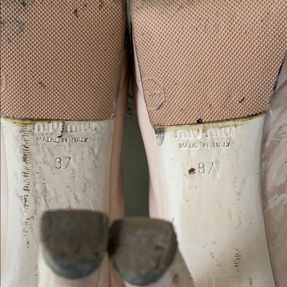 Miu Miu Pattern leather platform pumps - Picture 6 of 8